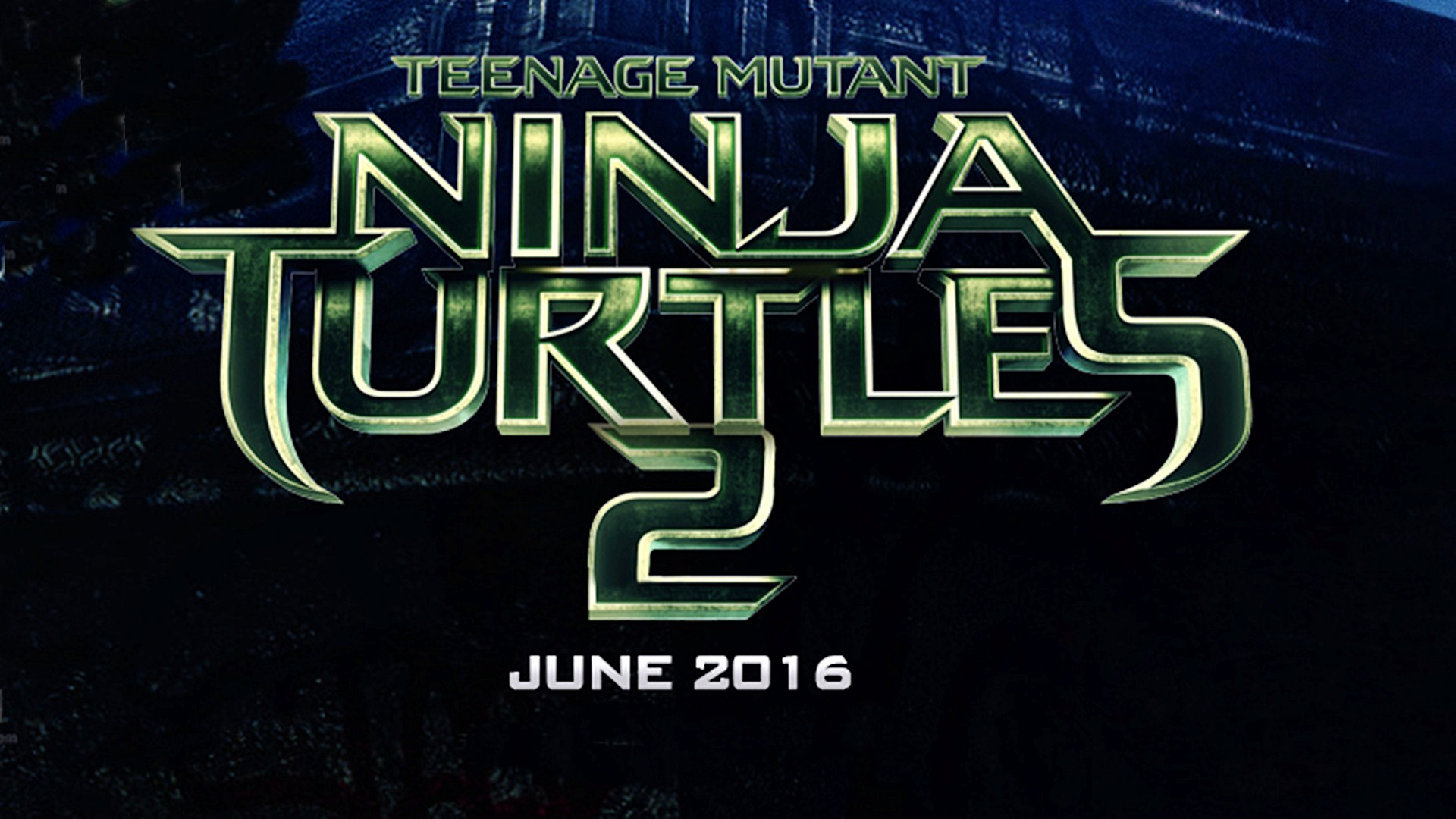 Teenage Mutant Ninja Turtles Movie Poster Wallpaper