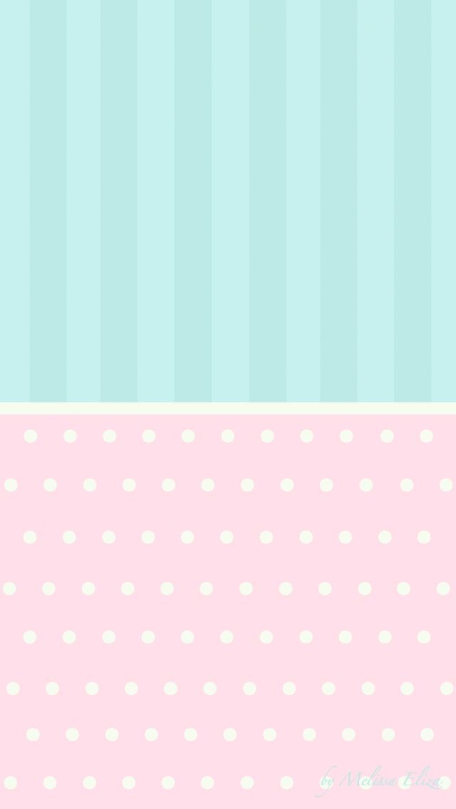 Light blue and pink bg Cute Phone WallpaperWallpaper