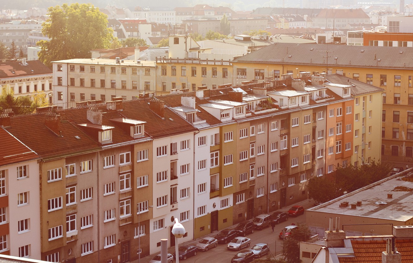 Wallpaper The City Street Home Brno Image For Desktop Section