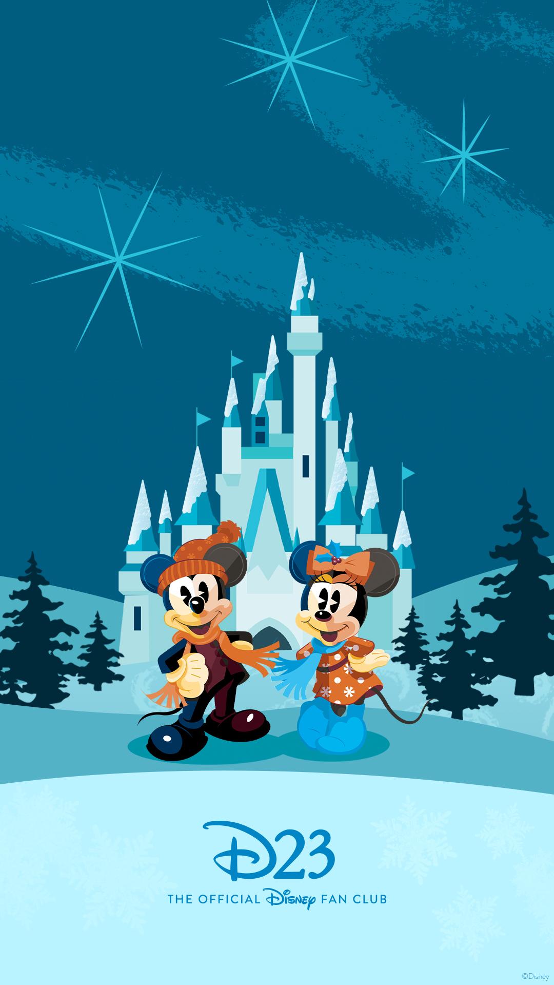Get In The Holiday Spirit With Disney Phone Wallpaper Mickey