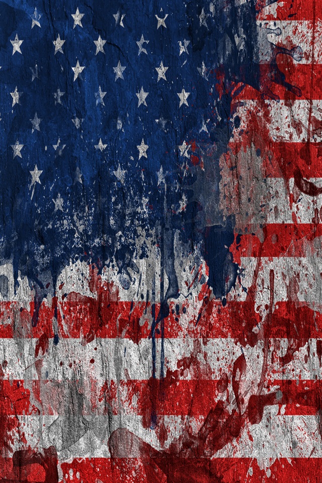 Flag Of The United States Grunge iPhone Plus And
