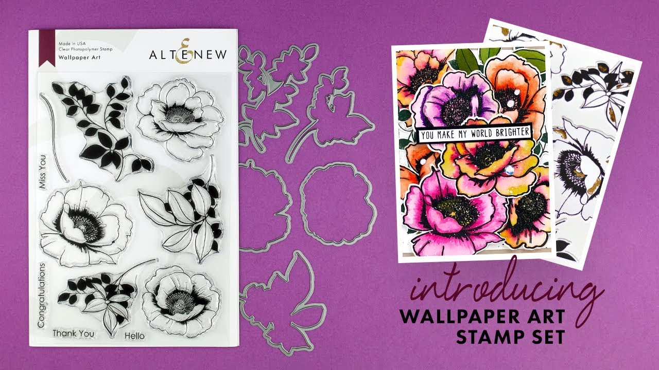 Altenew Stamps Intro Wallpaper Art
