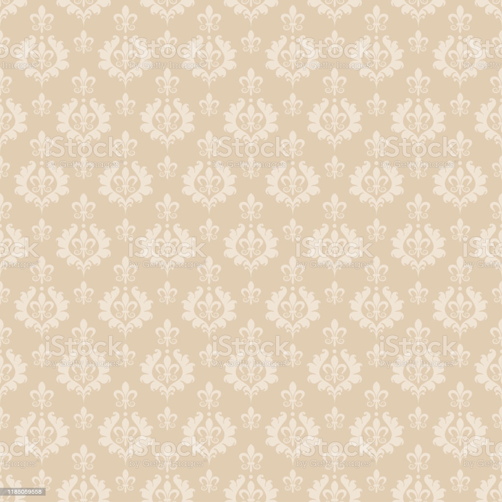 Beige Background Seamless Pattern Suitable For Design Book Cover