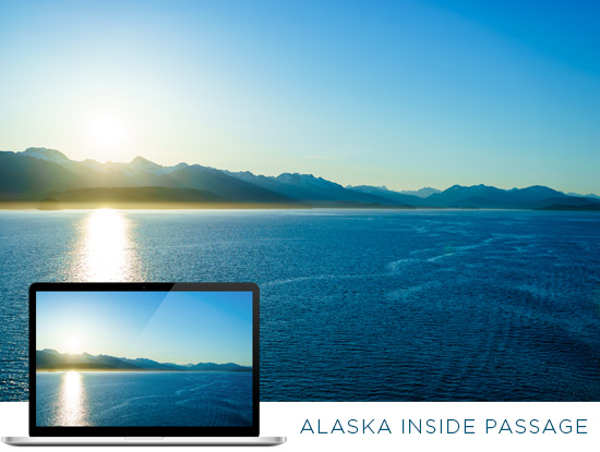 Alaska Wallpaper Scenic Inside Passage