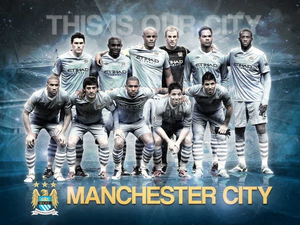 City Team Squad Wallpaper HD Football