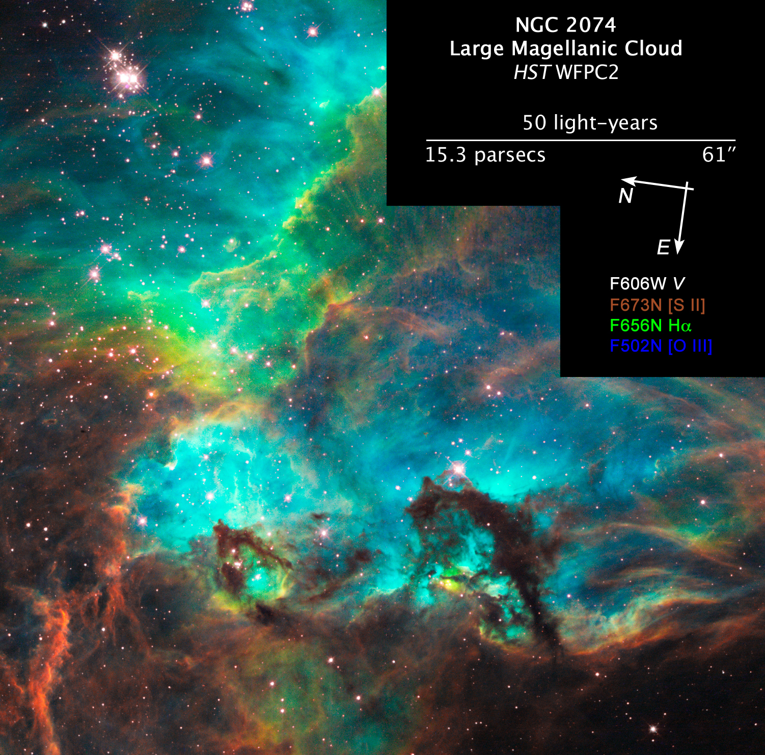 Nasa Hubble Unveils Colorful Star Birth Region On 000th Orbit