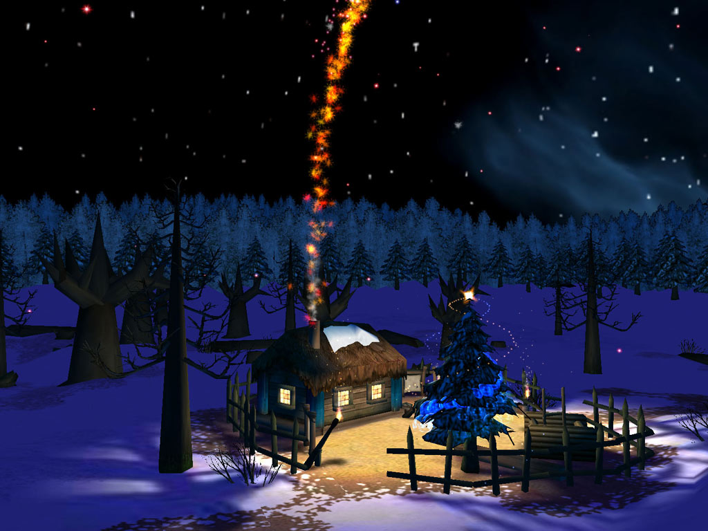 Christmas Night 3D Screensaver Screenshots