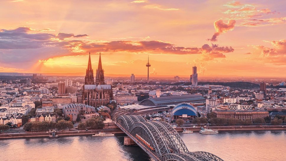 Cologne Germany Sunset Wallpaper