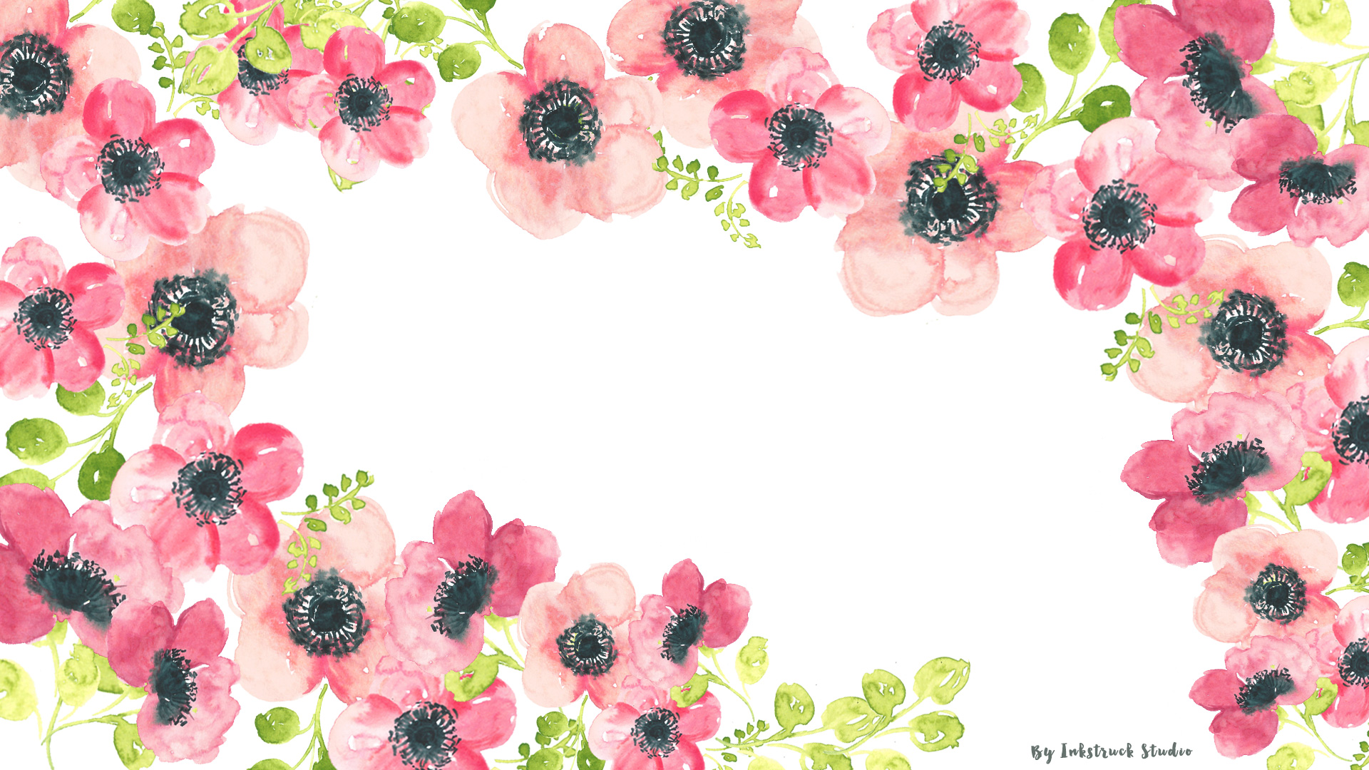 Floral Wallpaper Watercolor Desktop HD