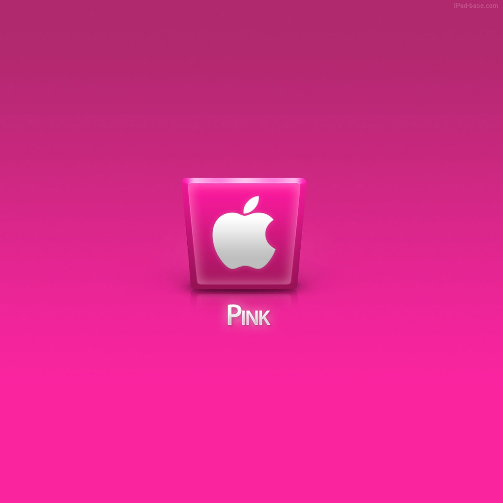 Hot Pink Apple Wallpaper 1024x1024