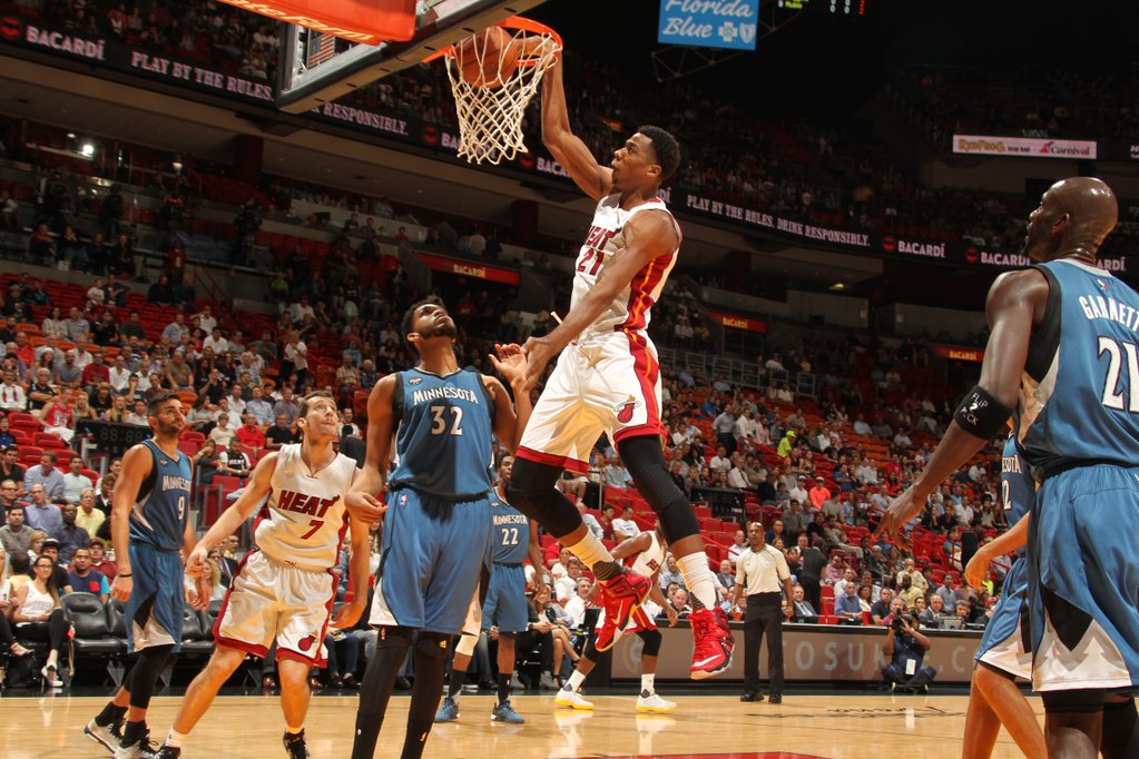 Watch Hassan Whiteside Registers Second Career Triple Double