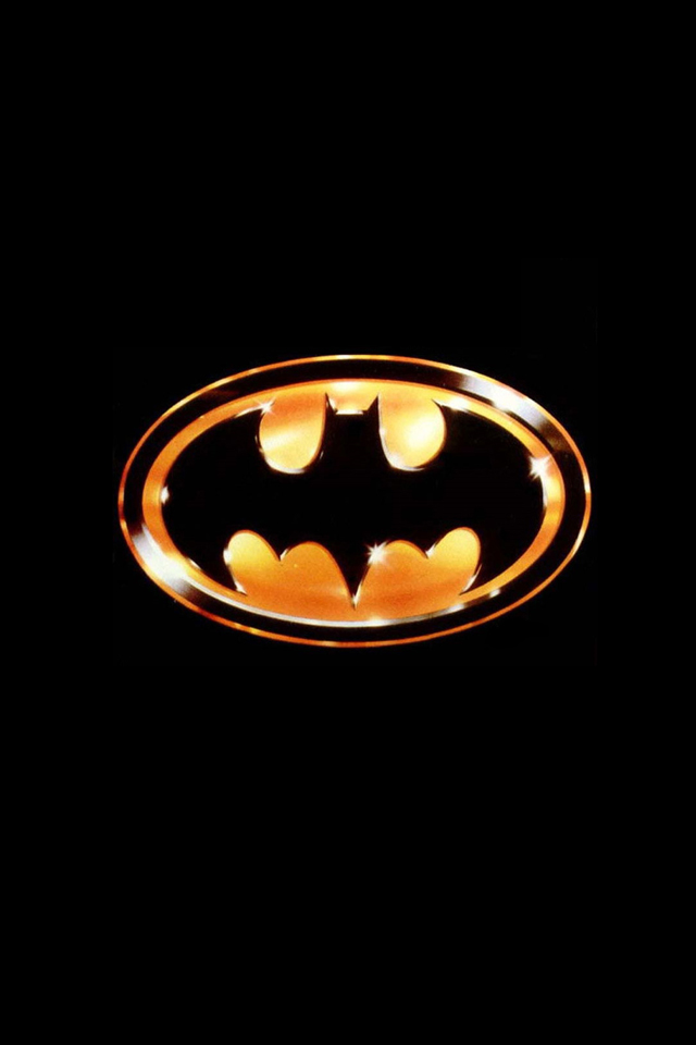 Batman Logo iPhone Black Background Photos Wallpaper