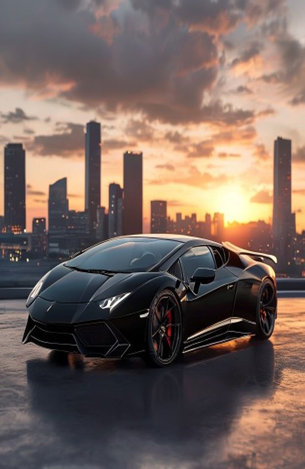 Black Lamborghini Wallpaper