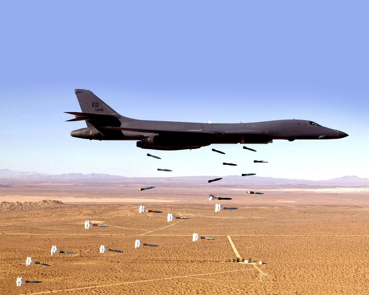 Us Air Force Wallpaper Rockwell B 1b Lancer Bomber
