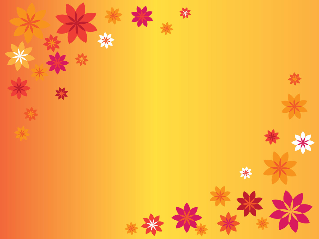 Wallpaper Flowers Ajo7gbf0h7ysym Orange Background