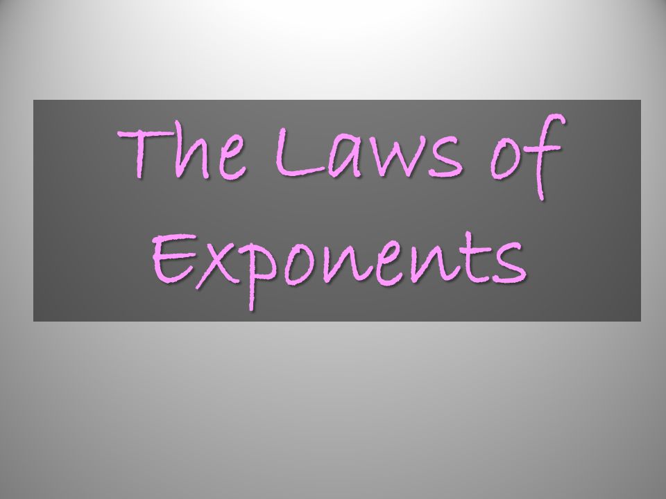The Laws Of Exponents Animated Floating Petals Difficult Ppt
