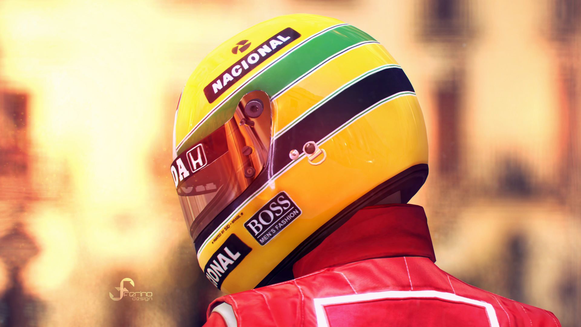 Ayrton Senna In Gran Turismo Game Wallpaper New HD