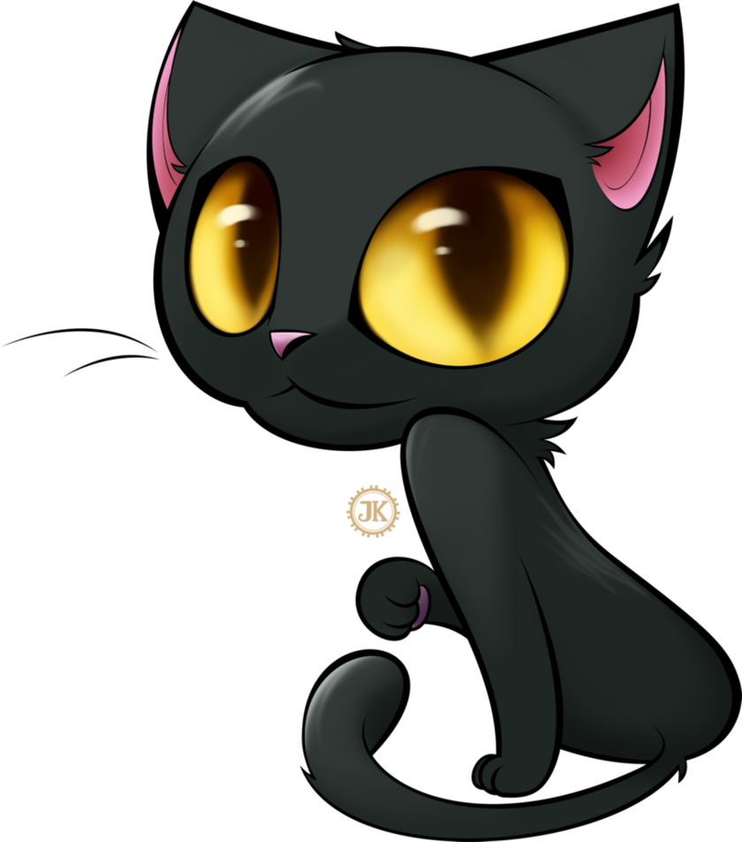 Black Cat For By Jksketchy