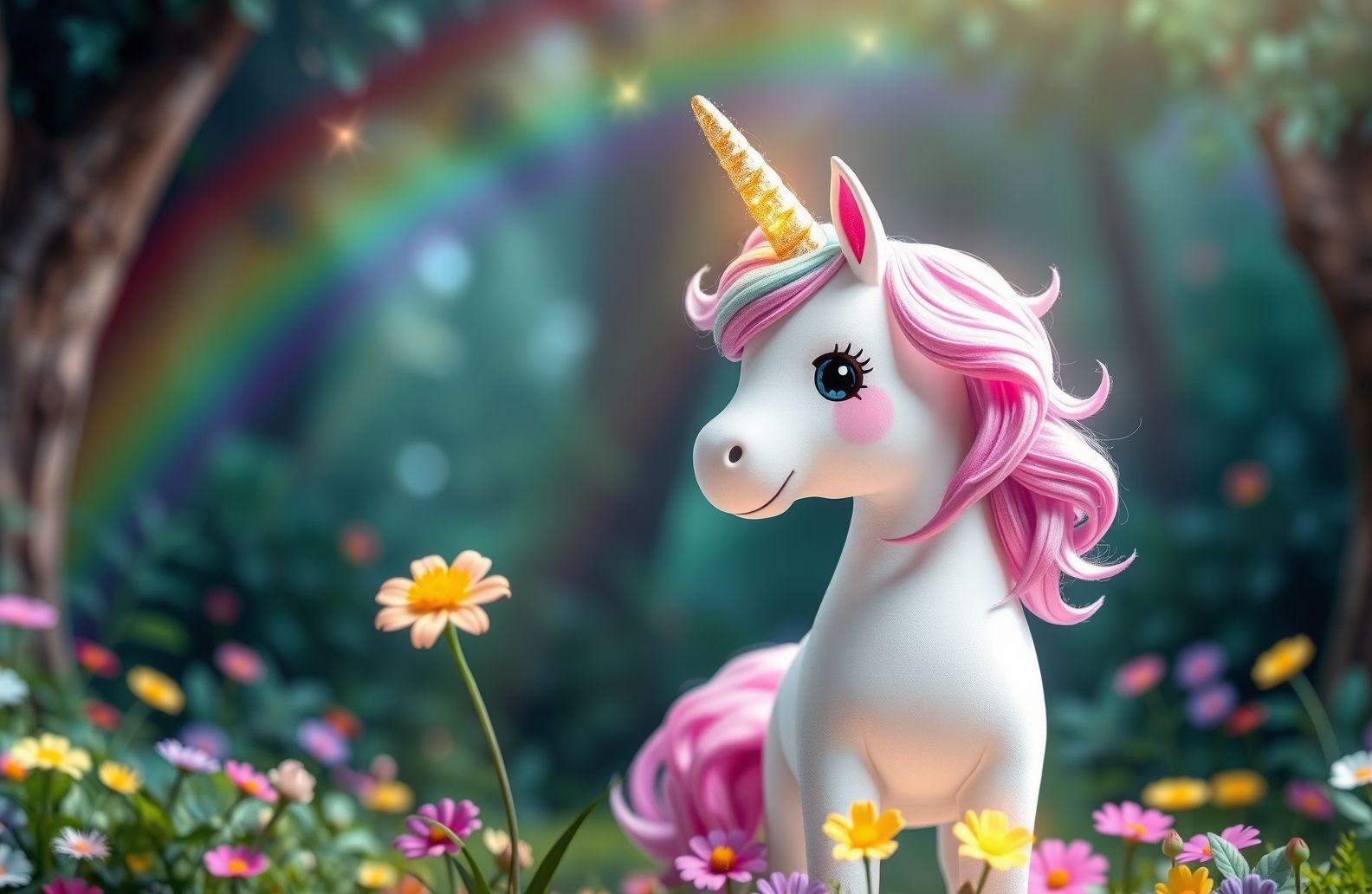 Cute Unicorn Wallpaper