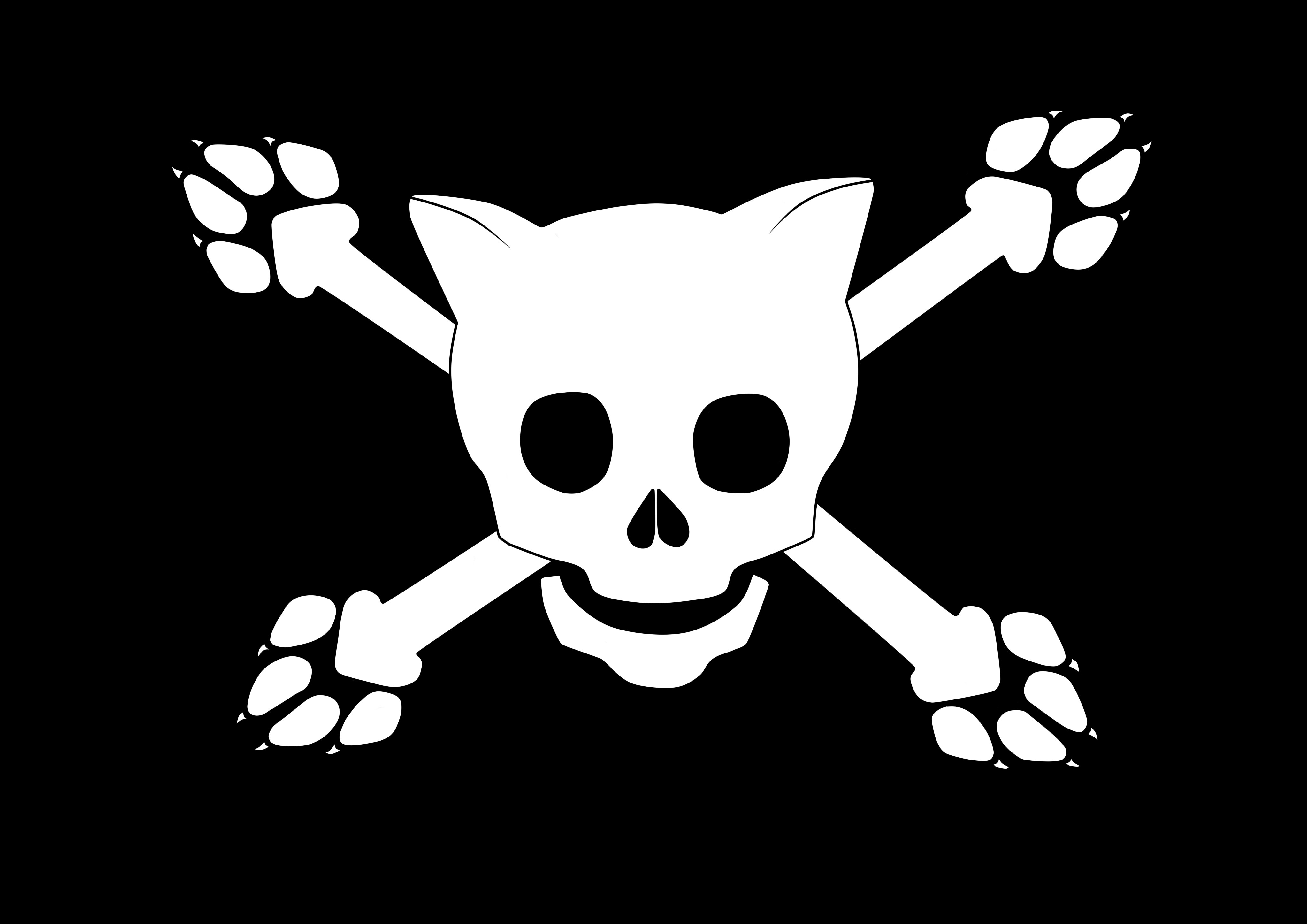 Jolly Roger Pirate The Moonwolf Pirates Edit