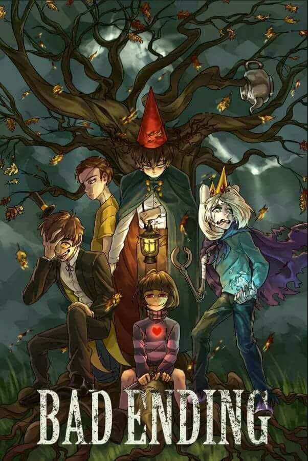 Adventure Time X Over The Garden Wall Rick And Morty