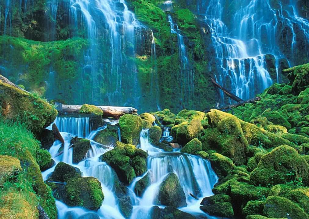 Scenery Picture Wallpaper Water Fall