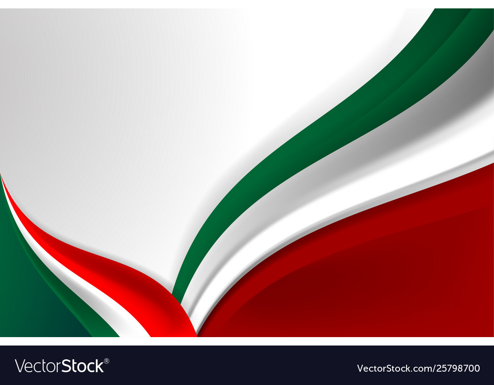 Mexico Flag Background Royalty Vector Image