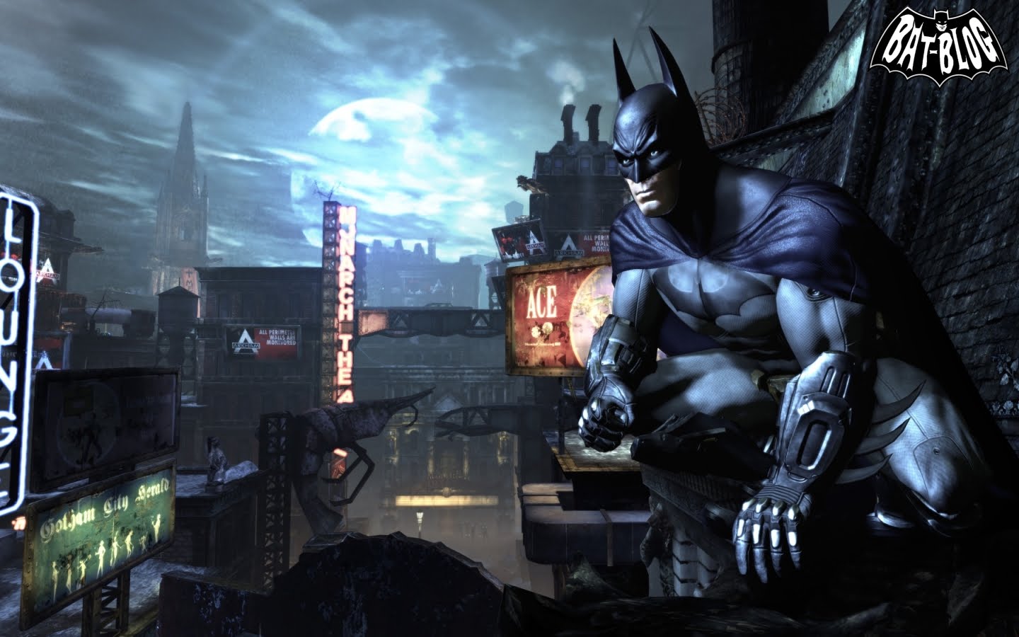 New Batman Arkham City Wallpaper Made From Video Game Screenshots