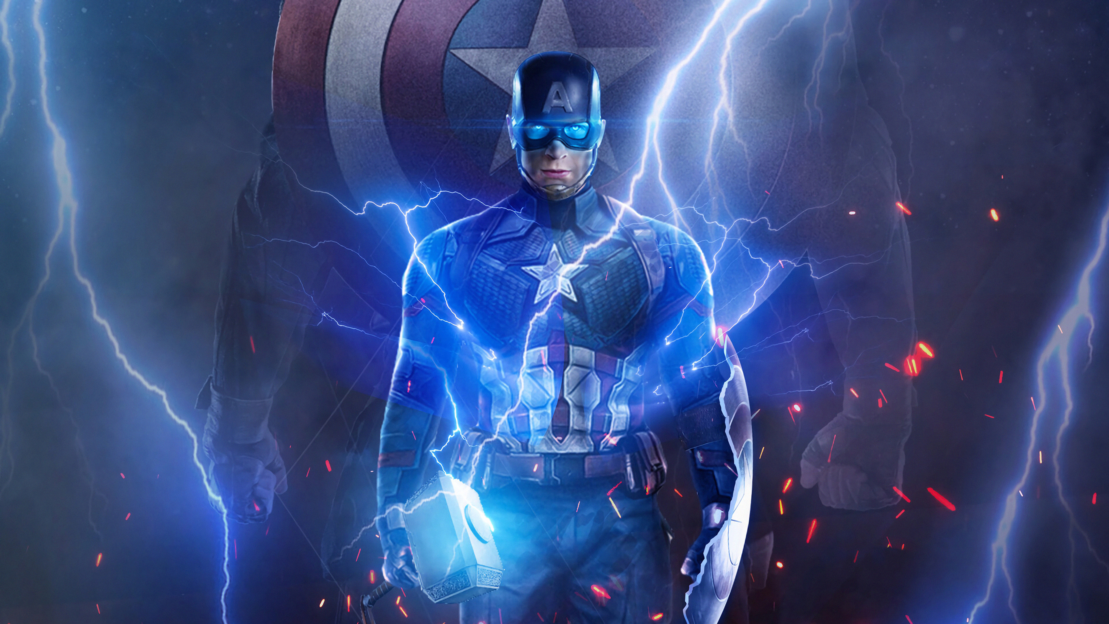 Captain America Worthy 4k HD Wallpaper Image