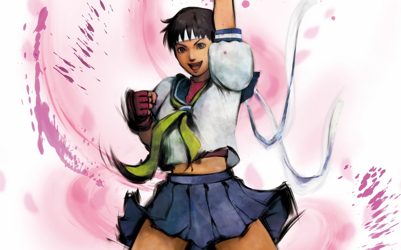 Street Fighter Sakura Wallpaper Video Games HD