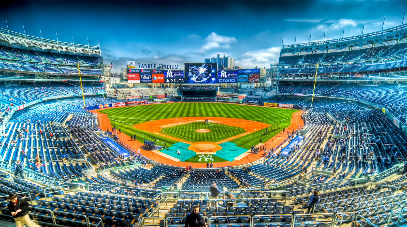 Yankee Stadium Opening Day By Pennuja