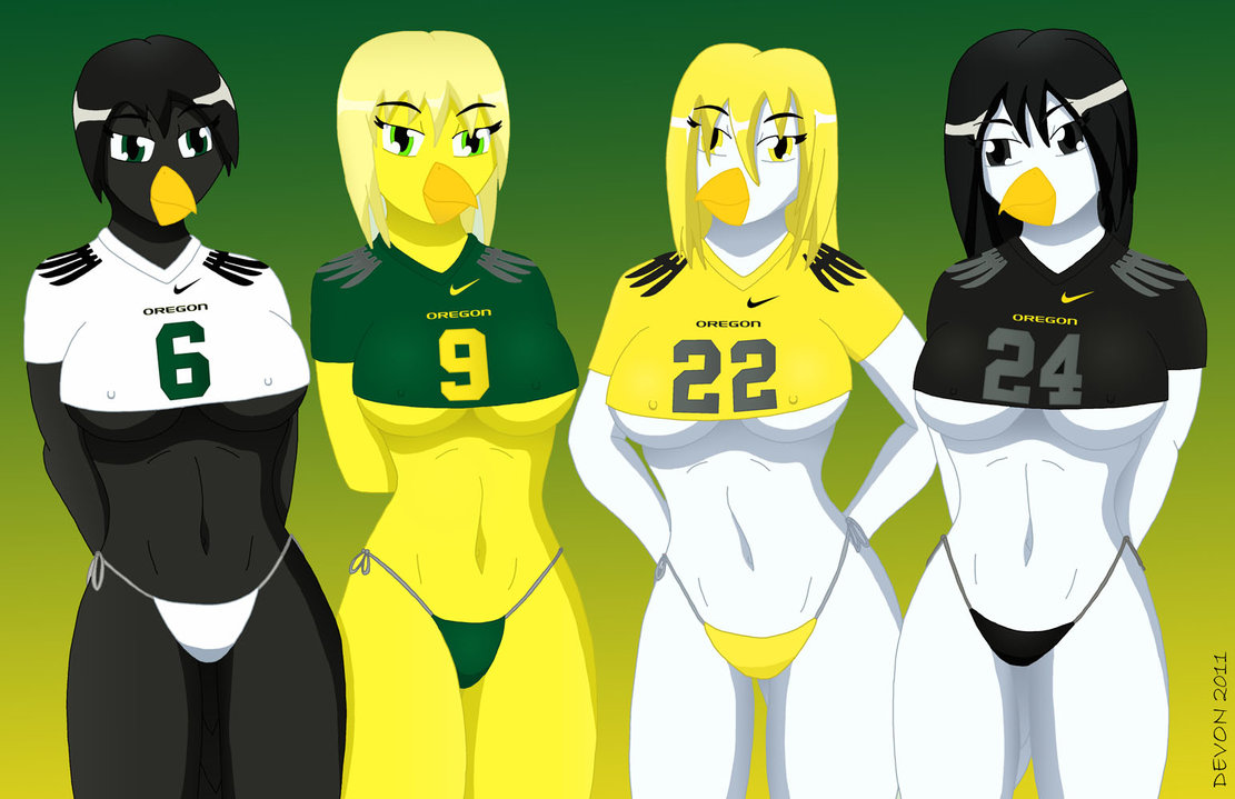 The Oregon Chicks Football By Devonn