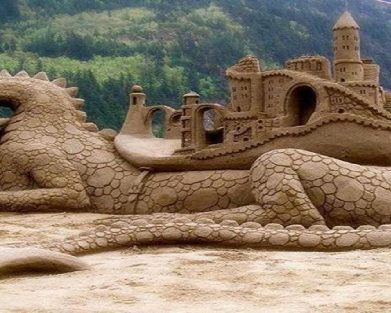 Sand castle 2   155114   High Quality and Resolution Wallpapers on