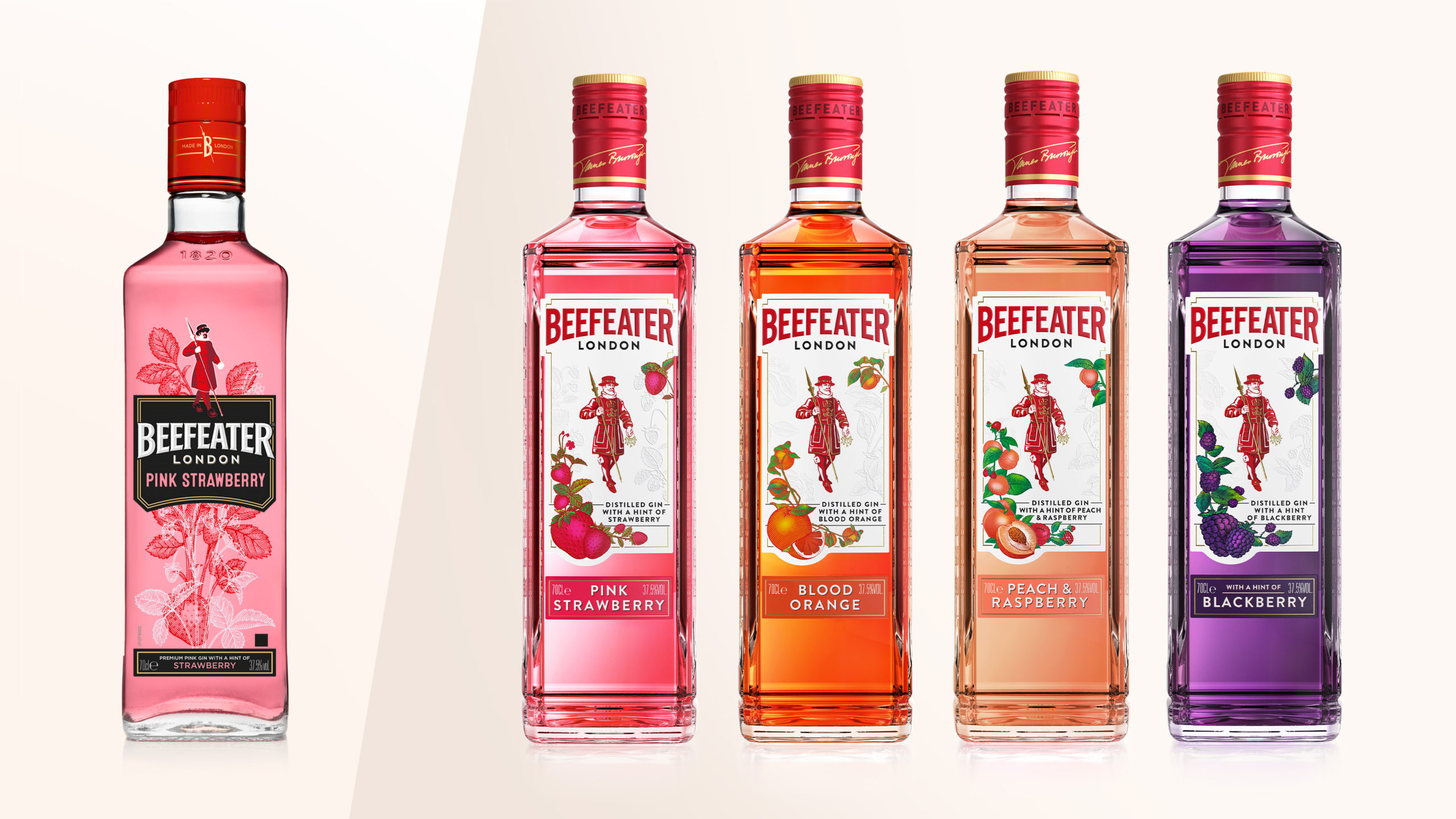 Beefeater And Boundless Brand Design Relaunch Standout Flavoured