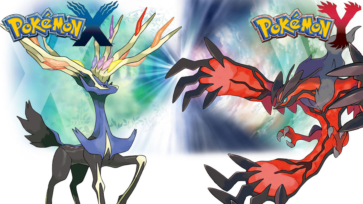 Pokemon X Y Wallpaper Xerneas And Yveltal By Thelimomon On