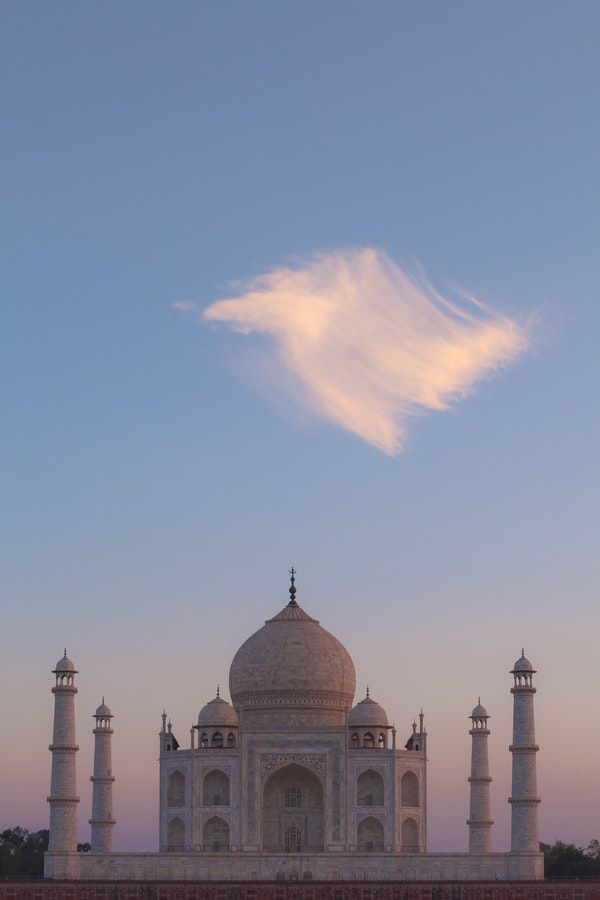 Taj Mahal At Sunset Ii Wallpaper In