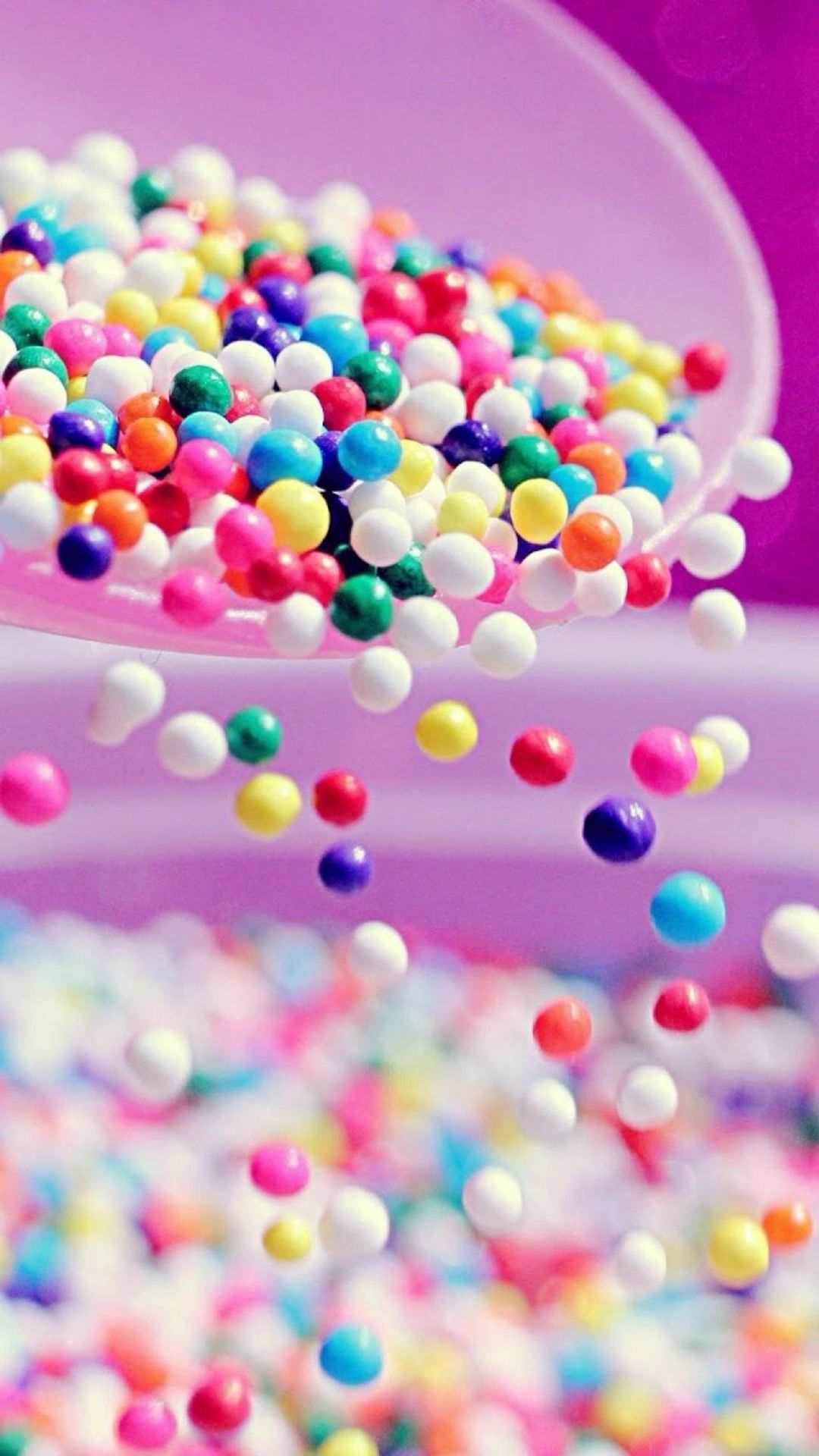 Candy iPhone Wallpaper Top Background