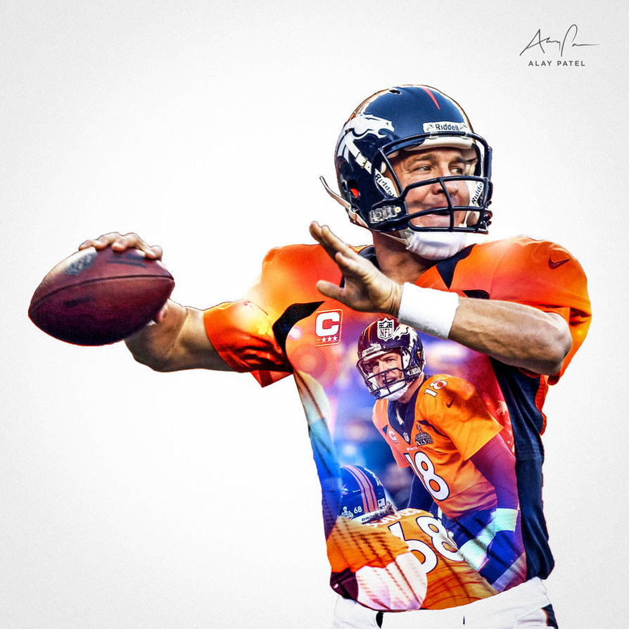 Peyton Manning Denver Broncos By Alaypatel