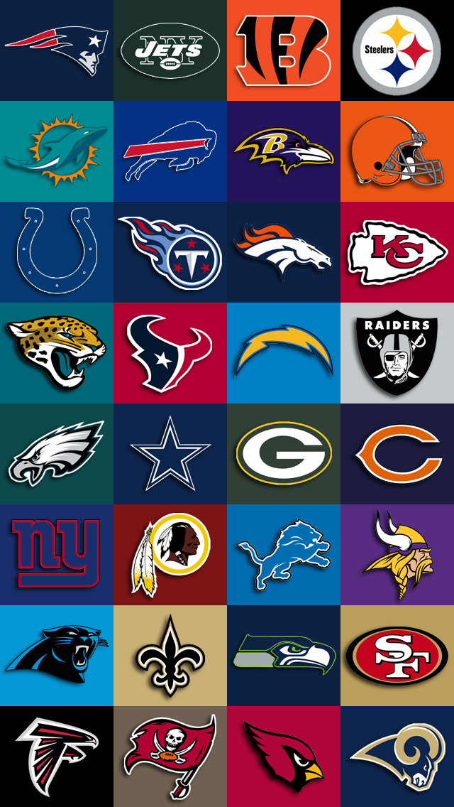 iPhone Wallpaper Sports Nfl Team Logos