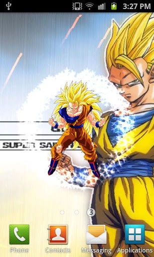 Dragon Ball Z Super Saiyan Is A Live Wallpaper For Goku And