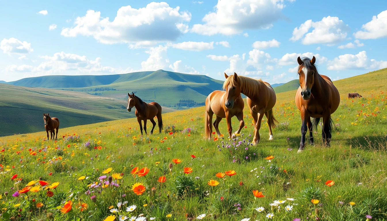Horse Scenes Wallpaper