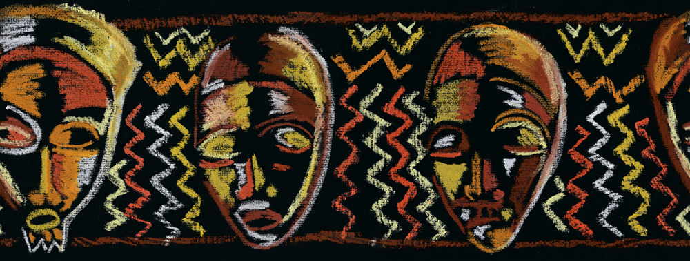 African Art Wallpaper For Desktop Visual Abstraction