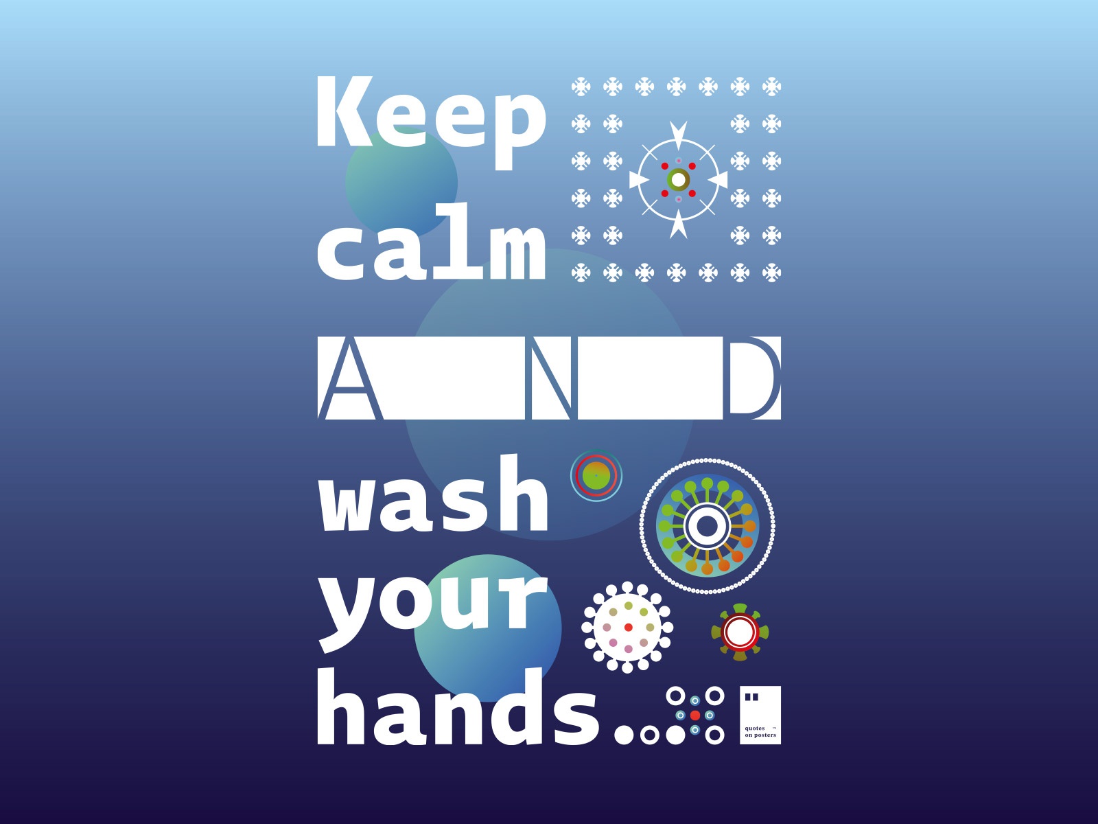 Keep Calm And Wash Your Hands By Quotes On Posters Dribbble