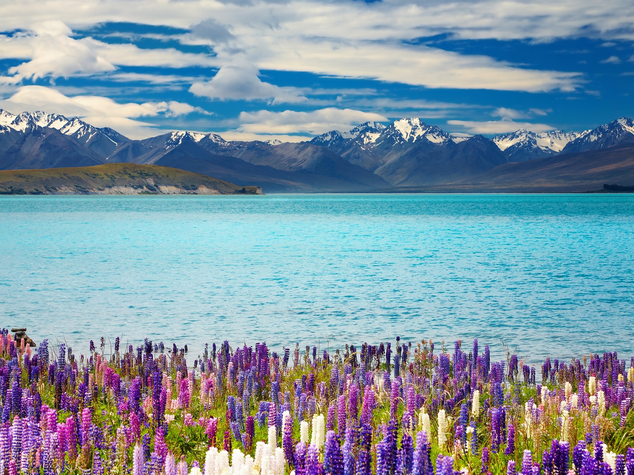 New Zealand Lake Tekapo 4K Ultra HD wallpaper 4k WallpaperNet 2048x1536