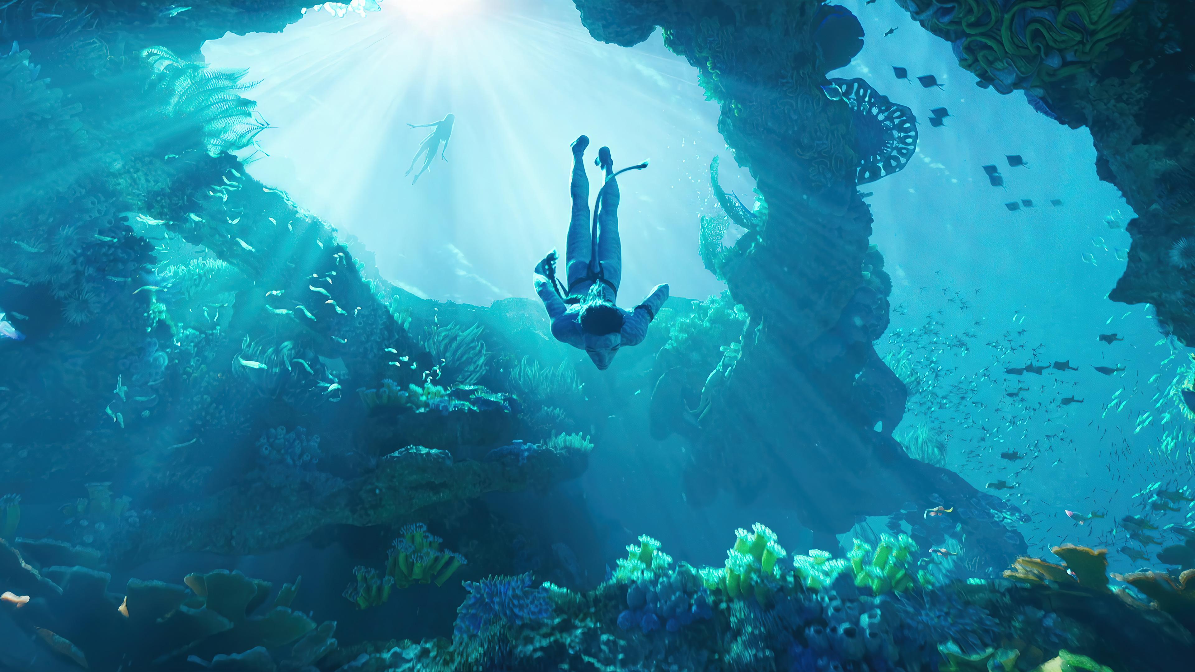 Avatar The Way of the Water Underwater Wallpaper 4K HD PC 5300h