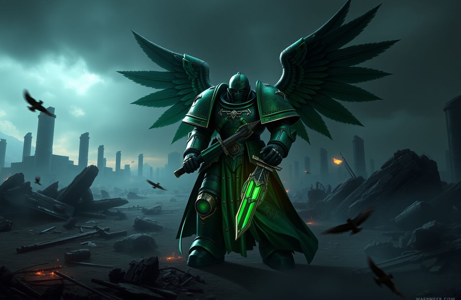 Dark Angels 40k Wallpaper