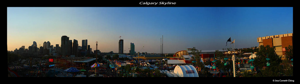 Calgary Skyline By Drachorn