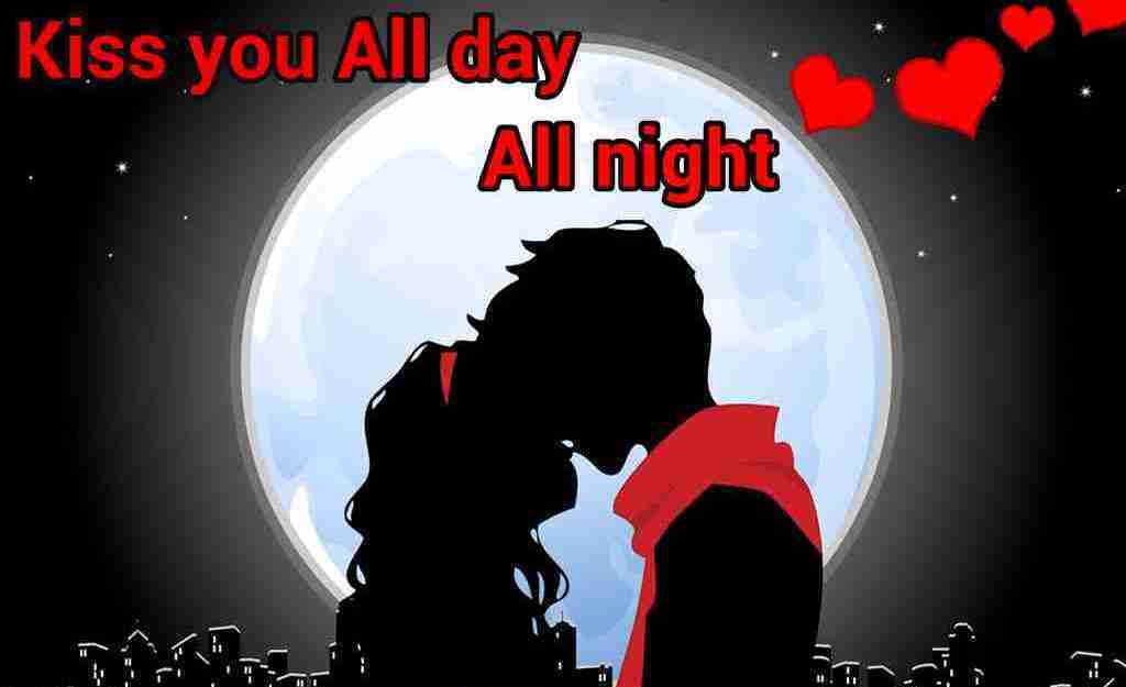 Image Hi Shayari Happy Kiss Day HD Wallpaper