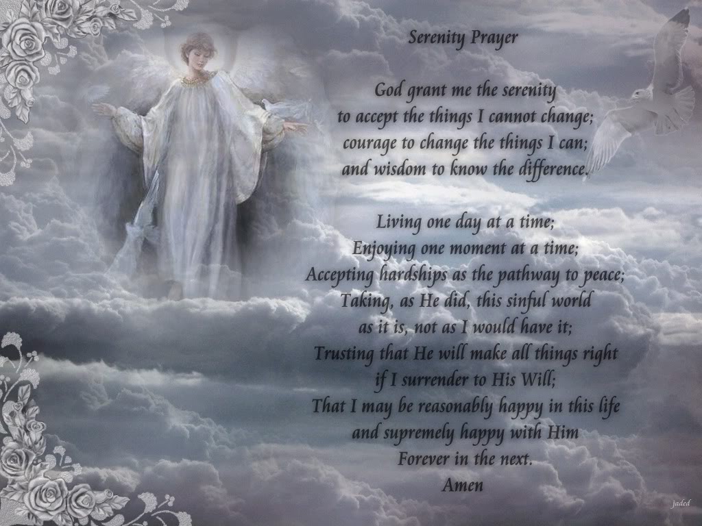 Serenity Prayer Wallpaper Background Theme Desktop