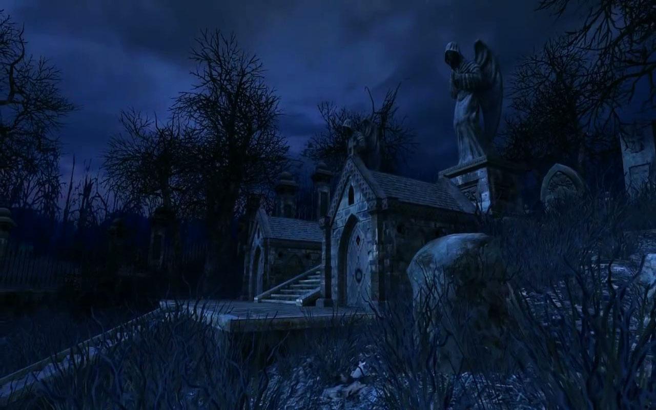 Haunted House live wallpaper screenshot